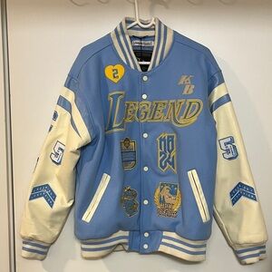 Kobe Bryant Legend of the 🐍 Blue and Cream Varsity Jacket ❤️🏀🐍🪽❤️